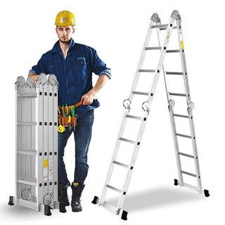 Multi-Purpose Foldable Aluminum Ladder