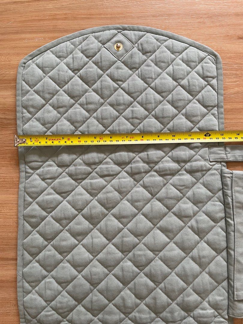 Mushie baby changing pad diaper mat Roman Green, Babies & Kids, Bathing