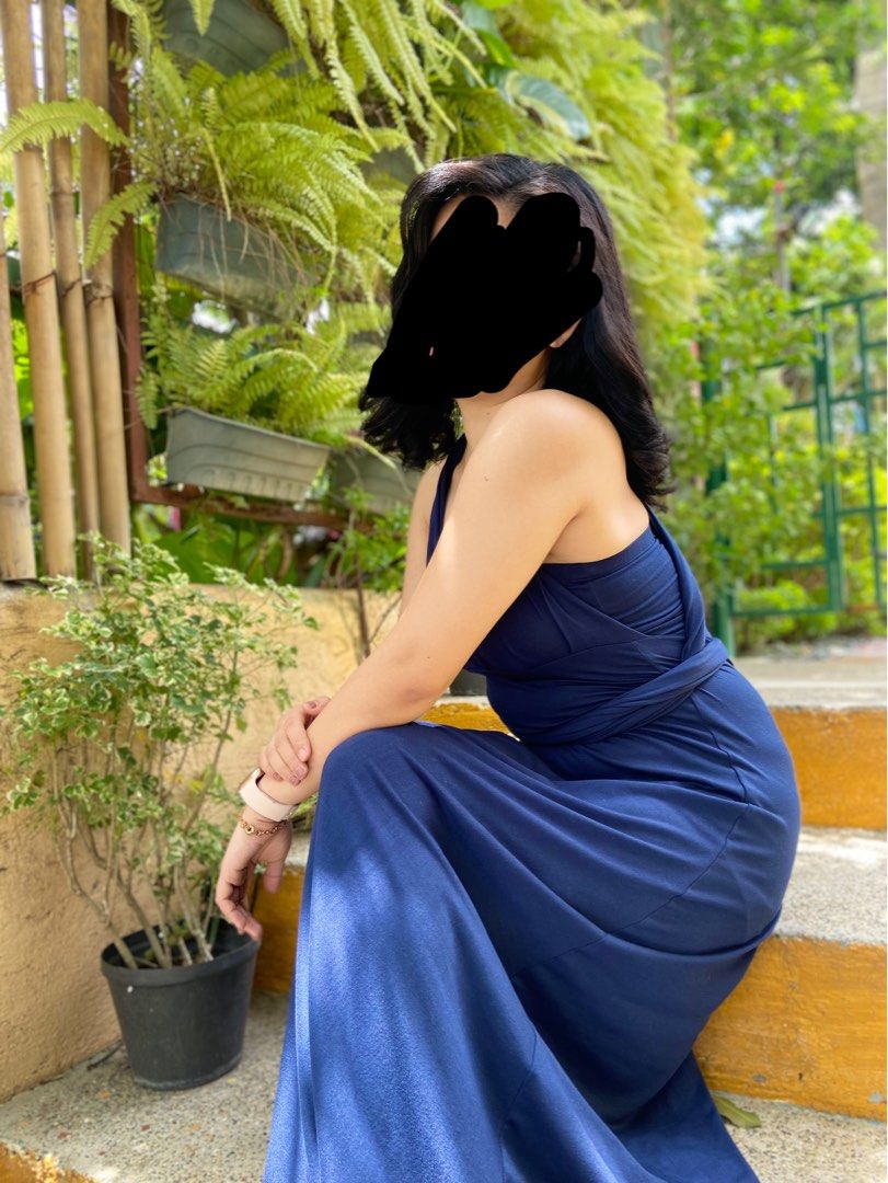 Midnight blue infinity 2025 dress