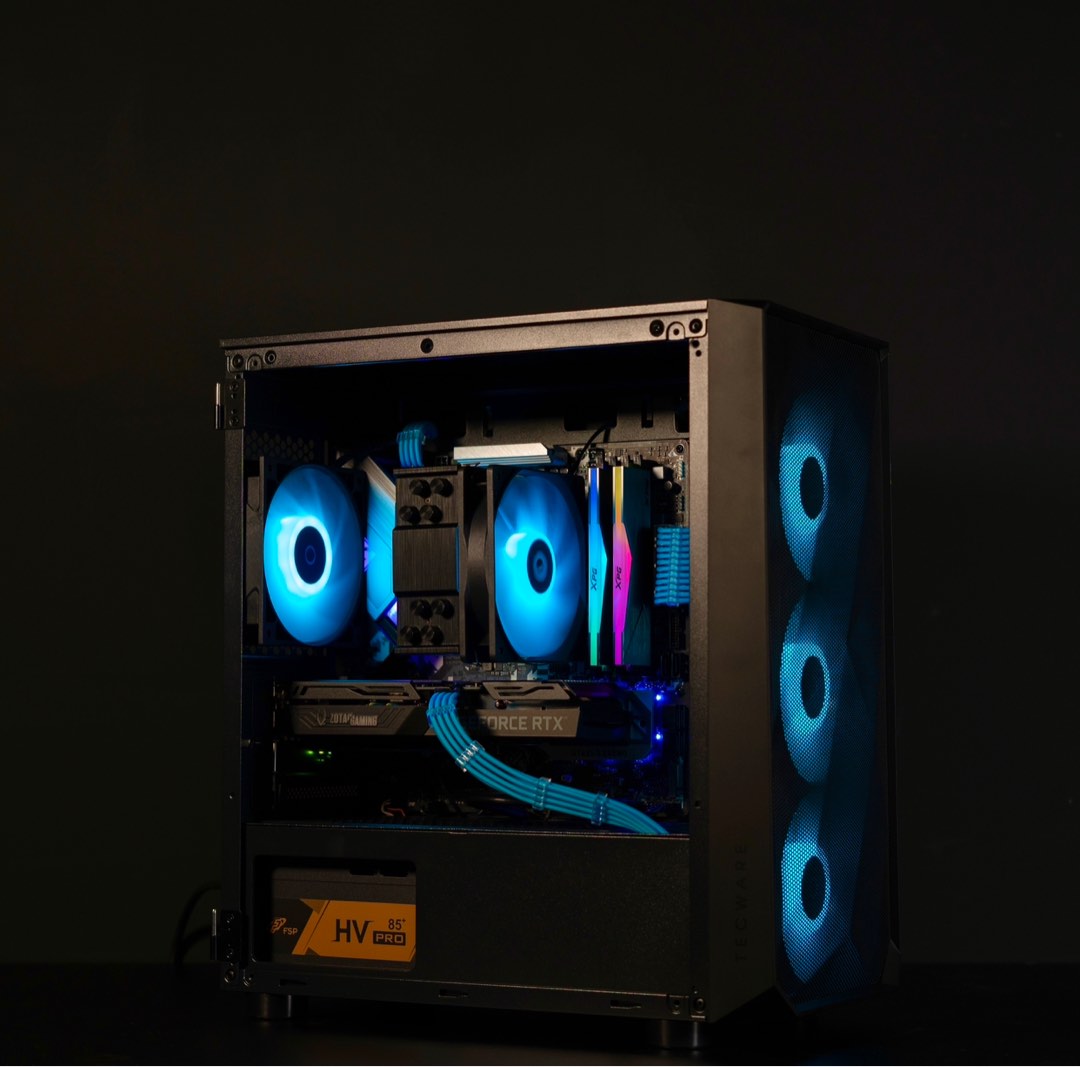 NEW RTX 4070 FULL BUILD + Ryzen 5 5600X gaming pc custom pc cpu rtx Rx