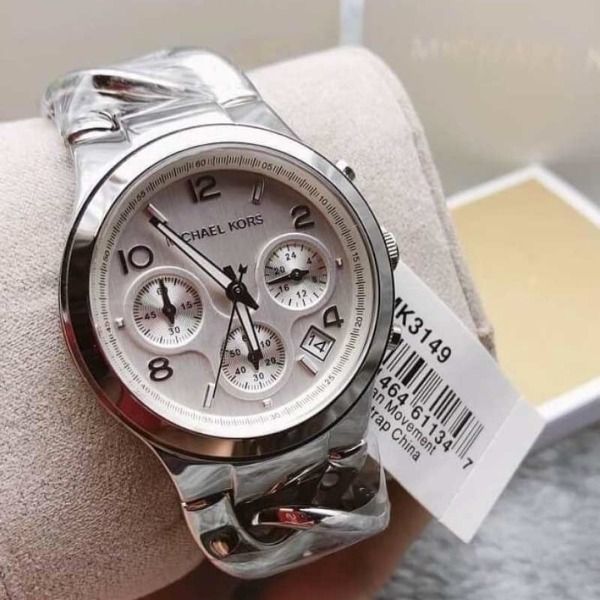 NEW Michael Kors Runway Twist Stainless Steel Ladies Watch (MK3149