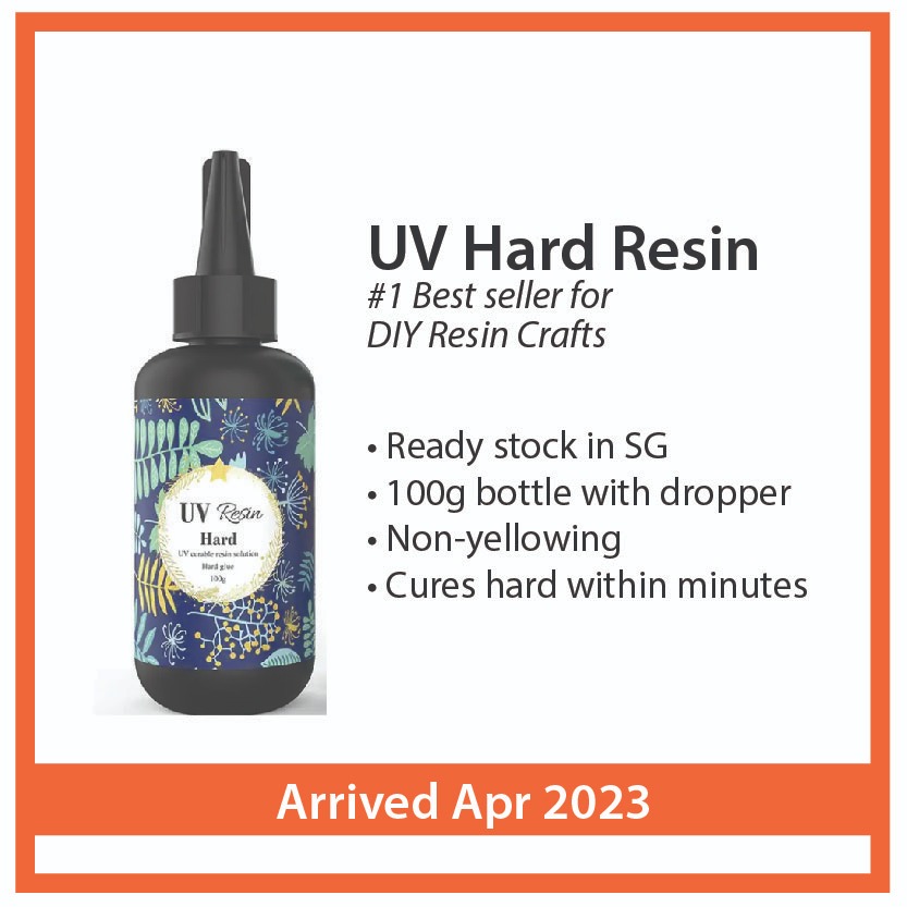 [NEW Stock] UV Hard Resin Epoxy Clear UV Cure Resin Hard DIY Sunlight