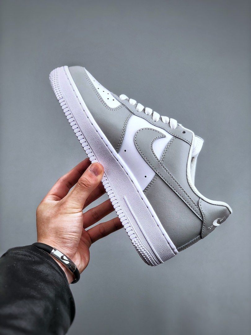 Nike Air Force 1 Grey, Women's Fashion, Footwear, Sneakers on Carousell