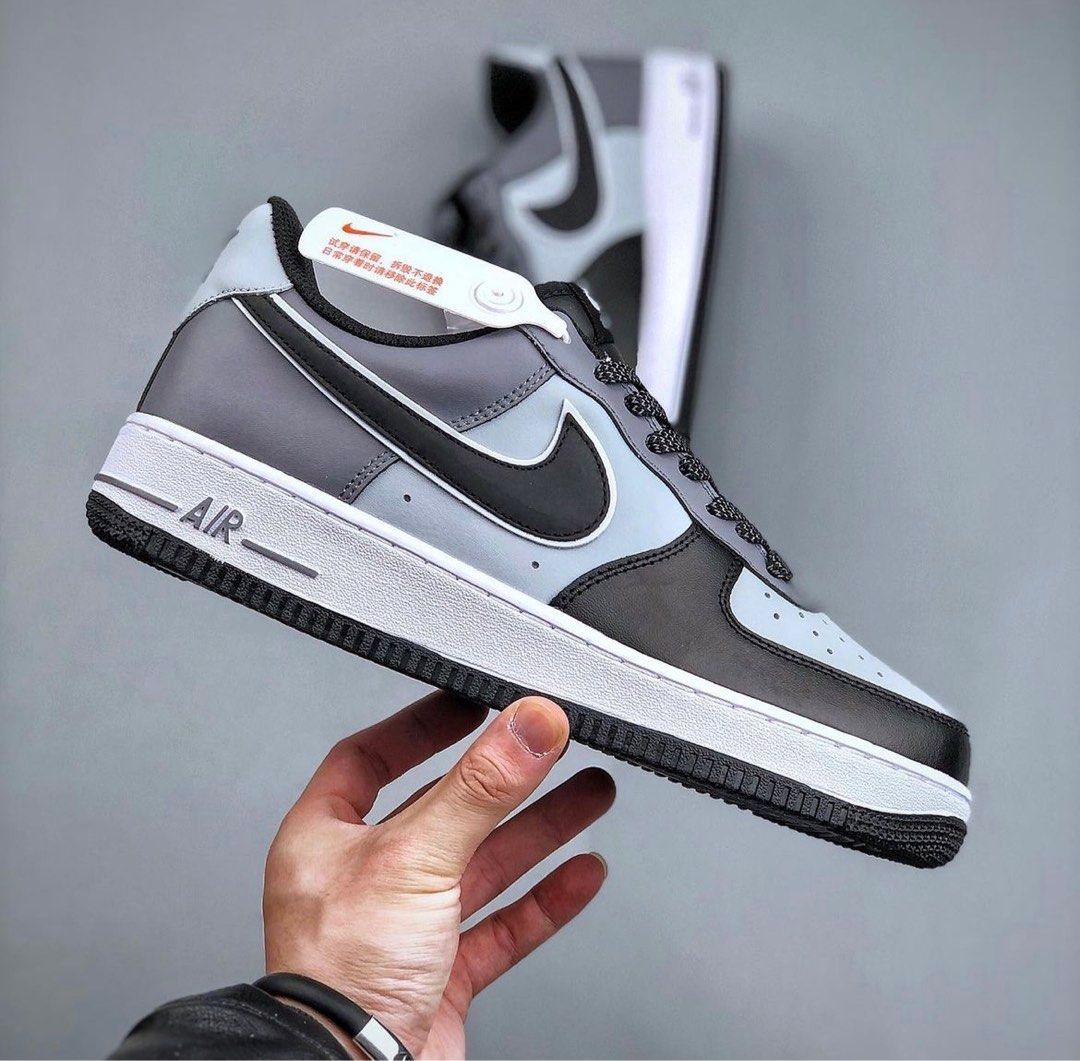 Nike air sales grey and black