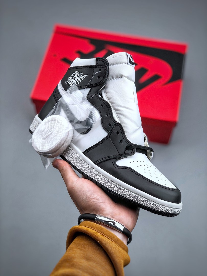 Nike Air Jordan 1 High Black White Men s Fashion Footwear