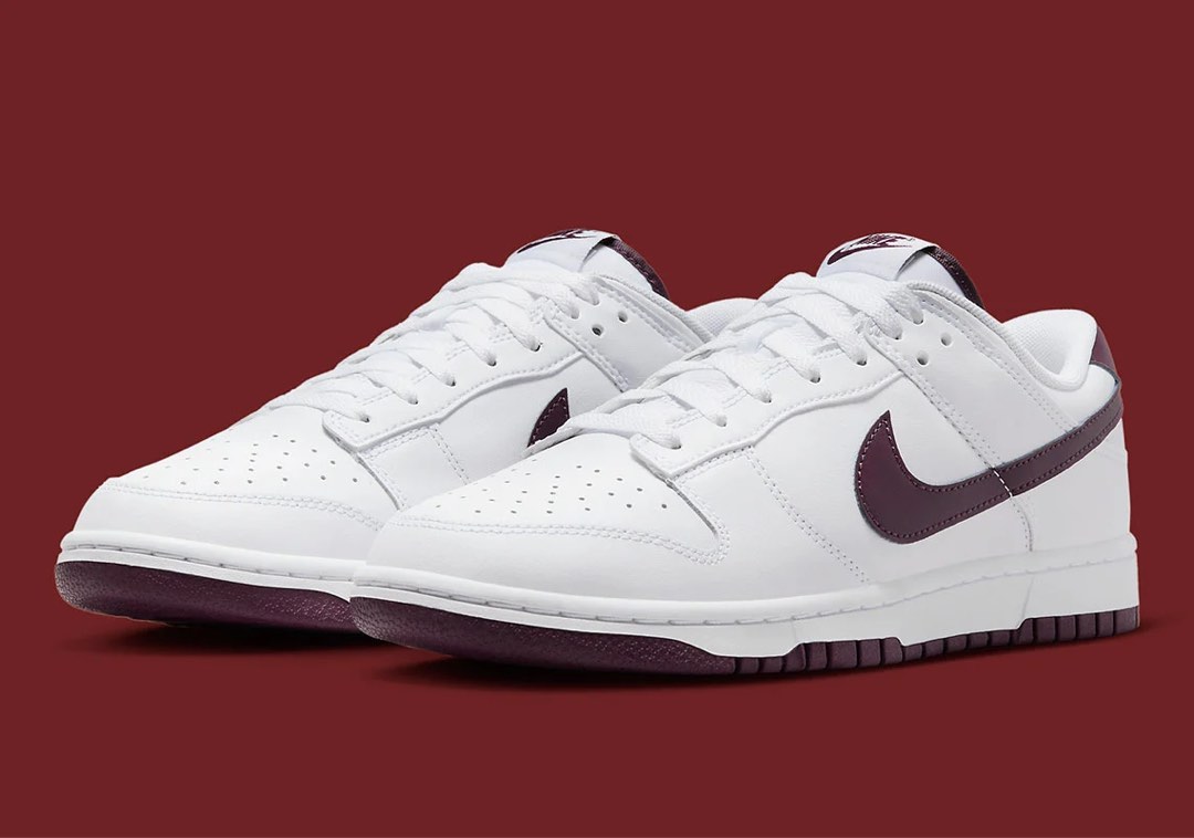Maroon and hotsell white nikes