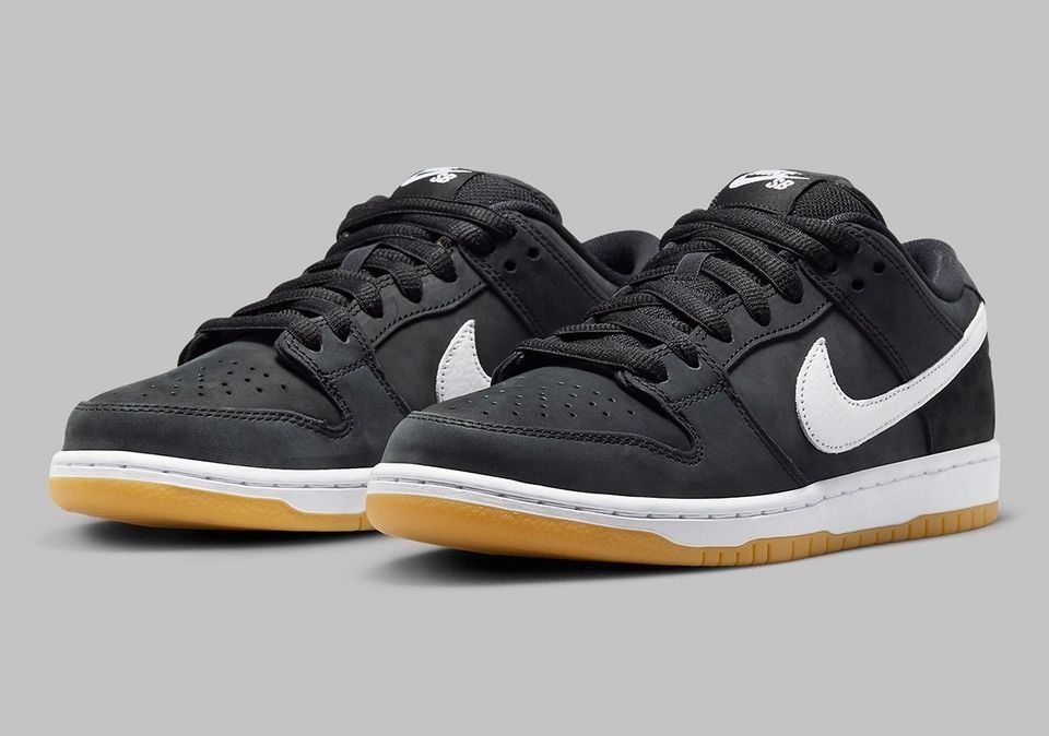 US6-12)Nike SB Dunk Low Pro Black Gum CD2563-006, 男裝, 鞋, 波鞋