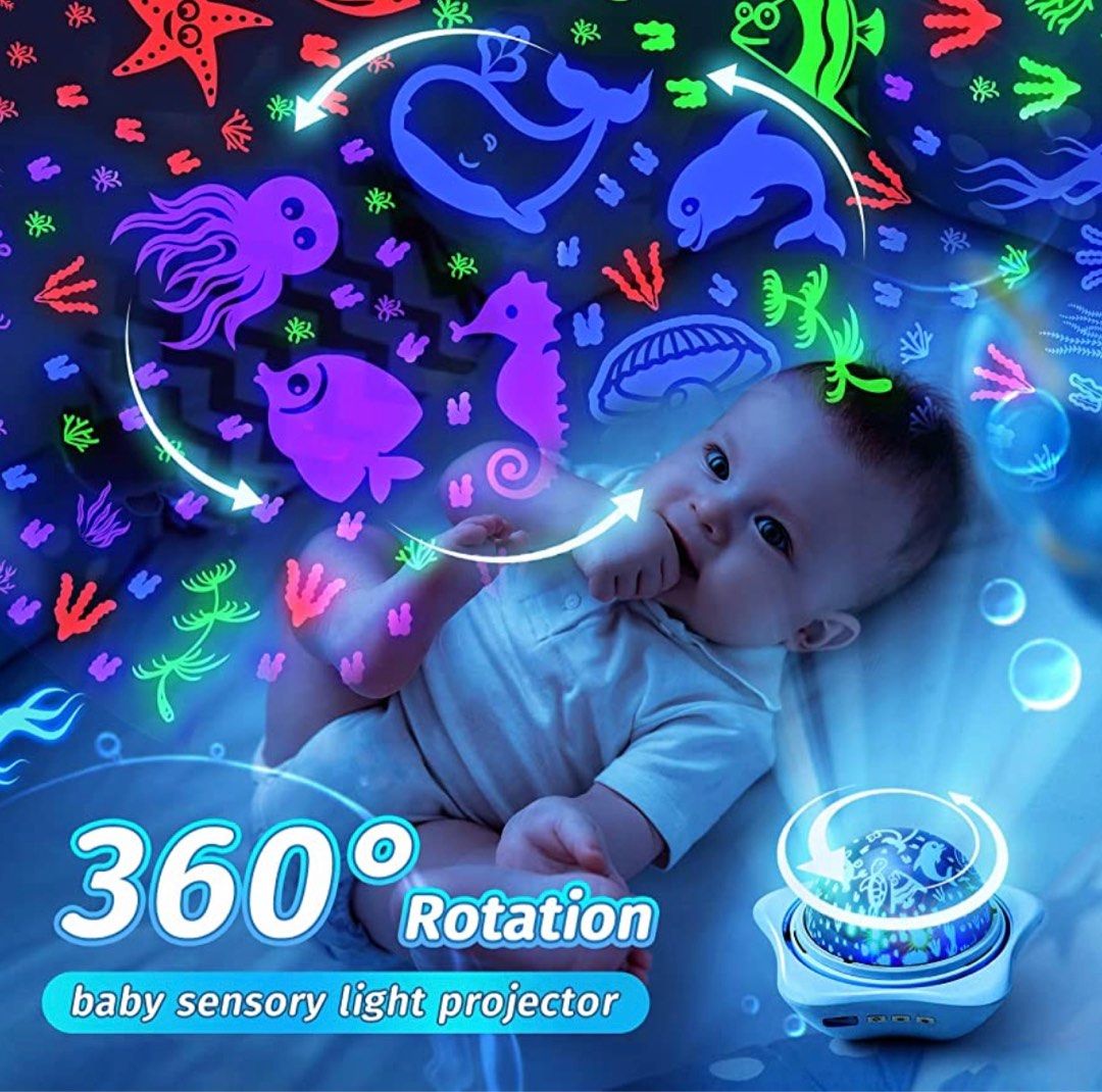 One Fire Night Light Kids,48 Lighting Modes Star Projector Lights for  Bedroom, 360°Rotating+3 Films Baby Night Light Projector,Rechargeable  Sensory Lights for Room Decor,Star Projector Baby Boy Gifts, Babies & Kids,  Baby Nursery