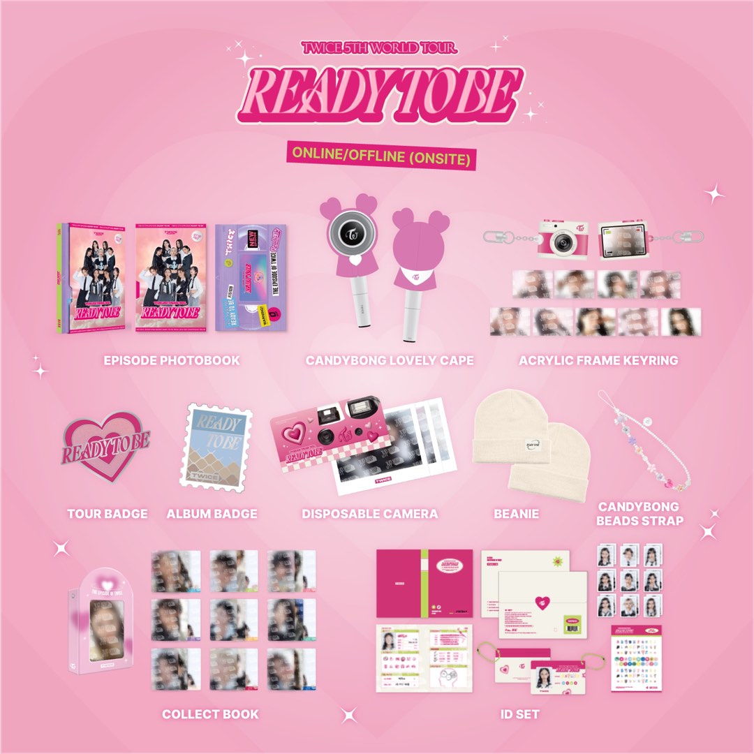 ORDER] TWICE READY TO BE CONCERT MERCHANDISE, Hobbies & Toys