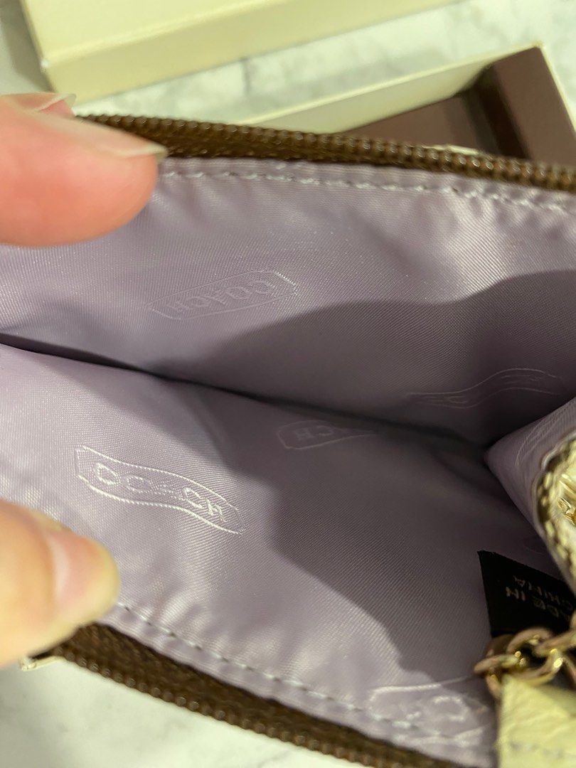 Original Classic Coach Key/ Coin Pouch, Luxury, Bags & Wallets on Carousell