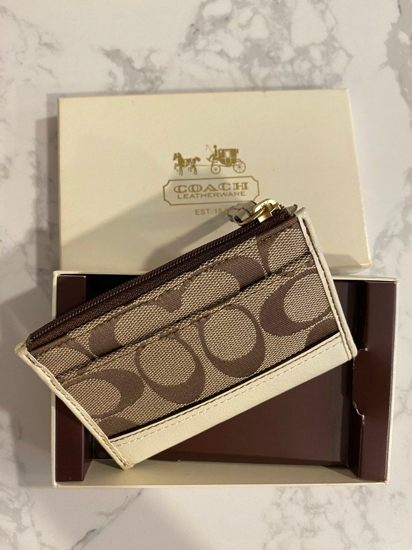 Original Classic Coach Key/ Coin Pouch, Luxury, Bags & Wallets on Carousell