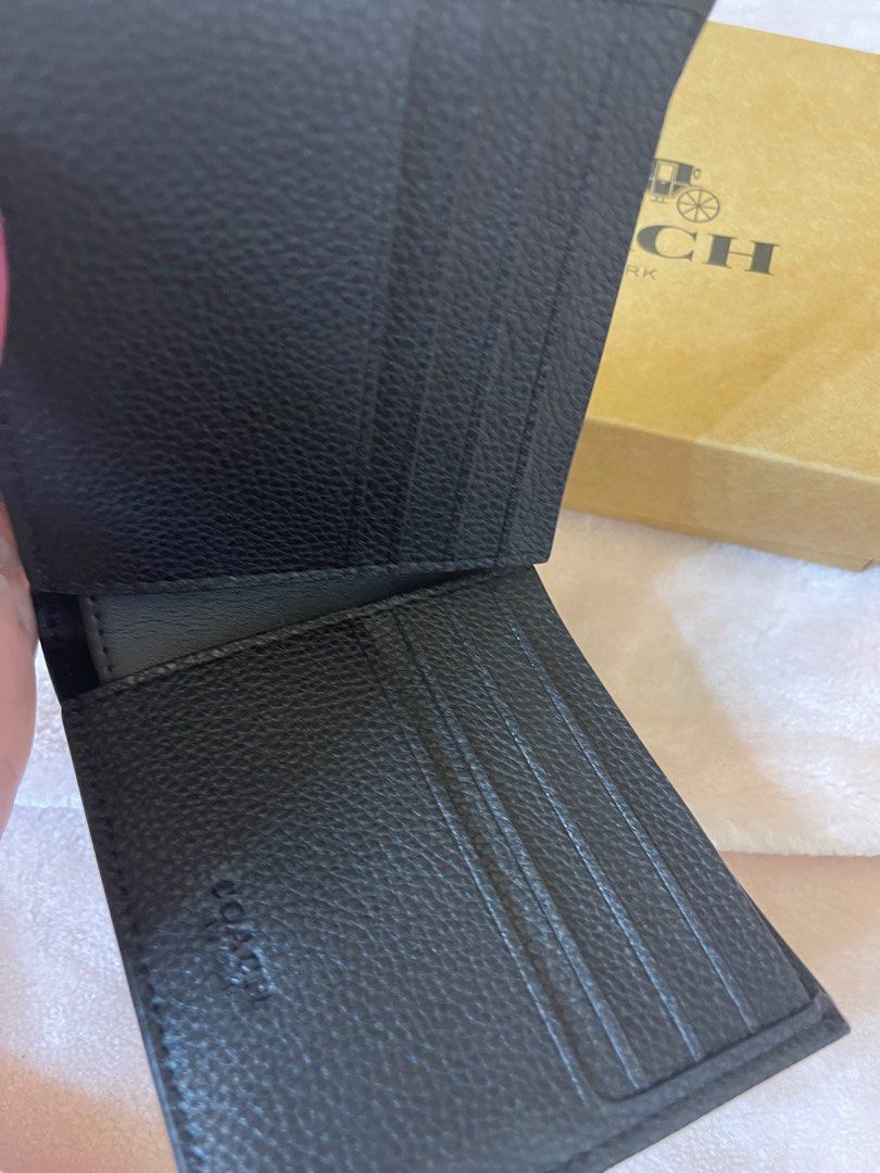 Original coach men wallet card holder, Men's Fashion, Watches