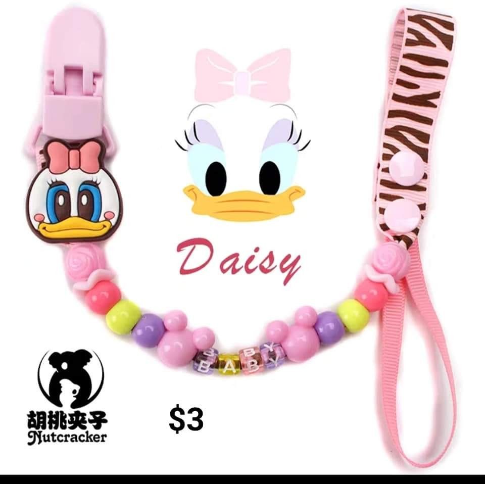 Pacifier strap with cute cartoon/hero characters., Babies & Kids, Nursing & Feeding, Soothers