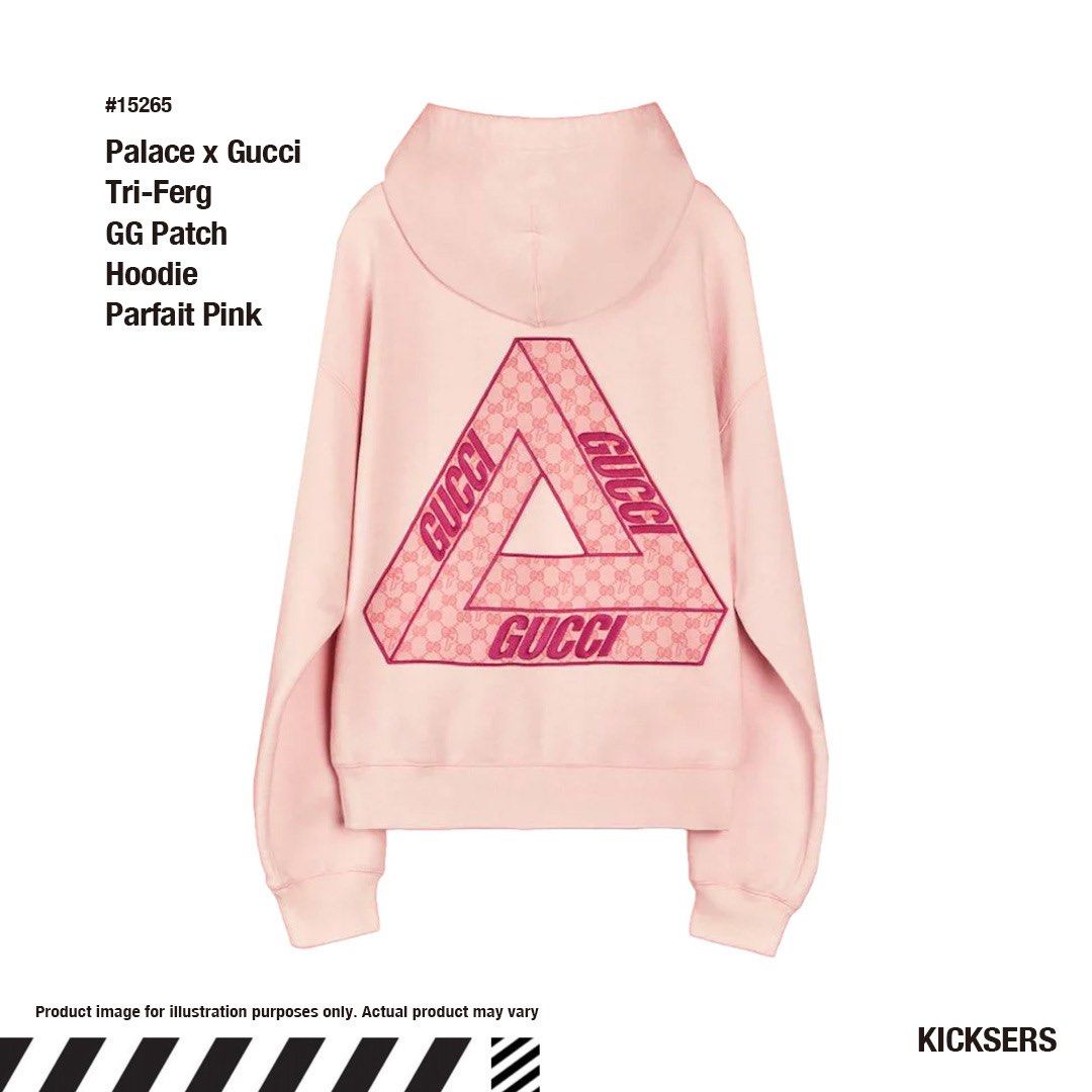 Palace pink hoodie top