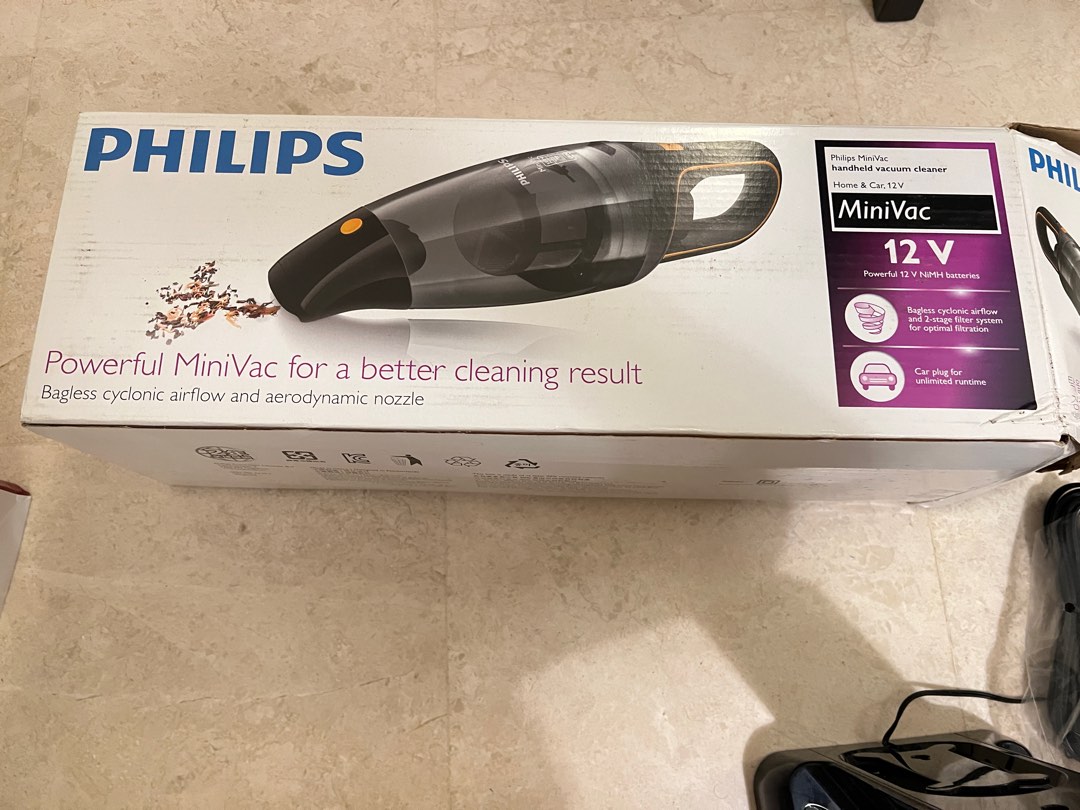 Philips minivac 12v, TV & Home Appliances, Vacuum Cleaner