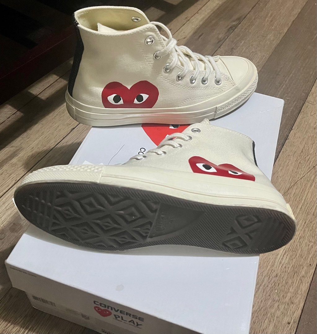 Comme des garcons converse size 6 zara top