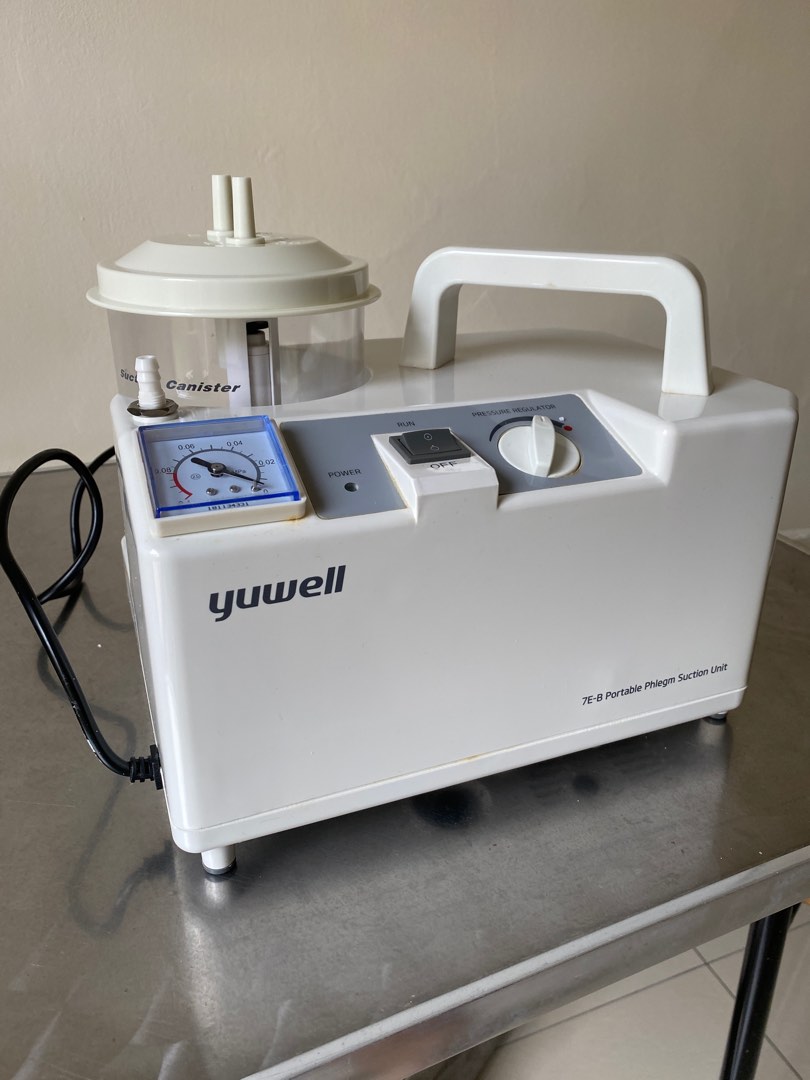 Portable Phlegm Suction Pump Yuwell, Health & Nutrition, Medical
