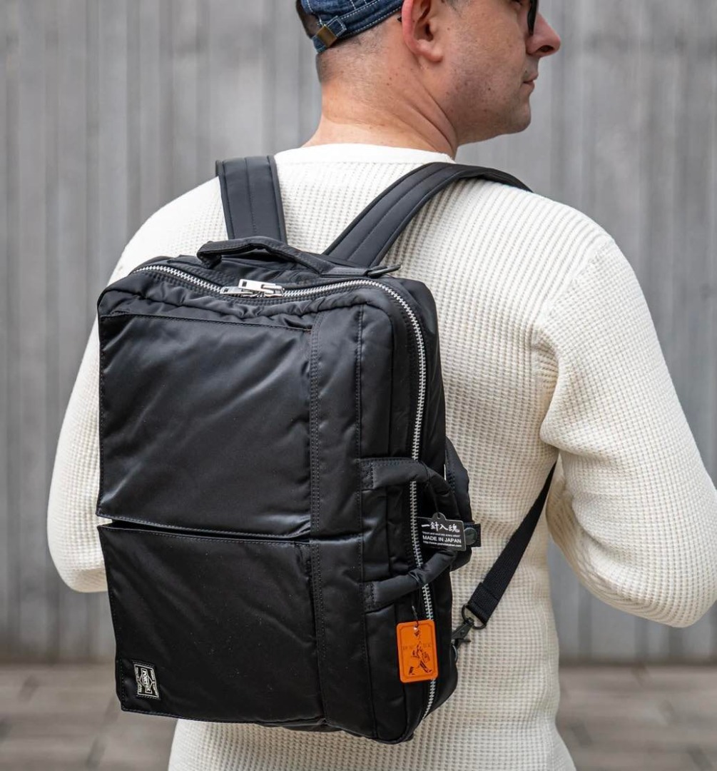 Porter Yoshida Tanker 3 Way Briefcase Backpack Economy Black Men s Fashion Bags Backpacks on Carousell