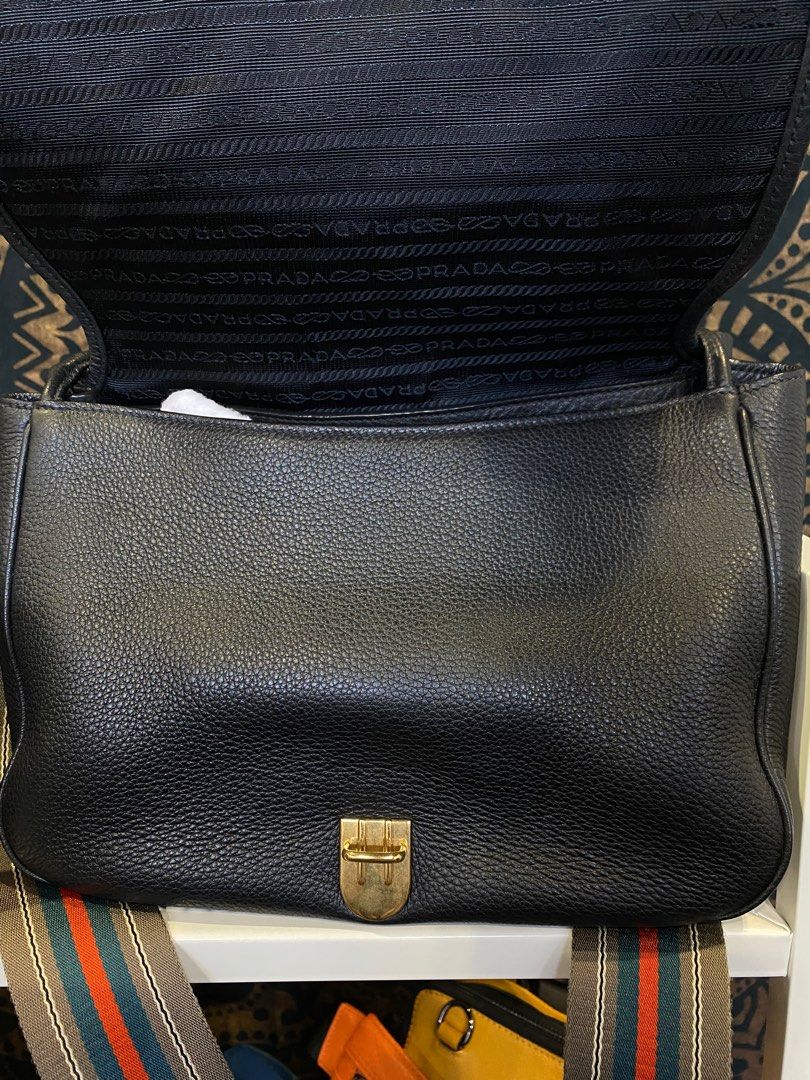 Prada Saddle Bag, Women's Fashion, Bags & Wallets, Crossbody Bags on