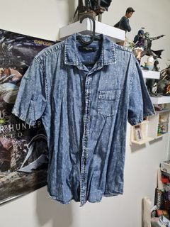 [Pre-Owned] 19NinetyOne Blue Patterned Buttoned Up Shirt