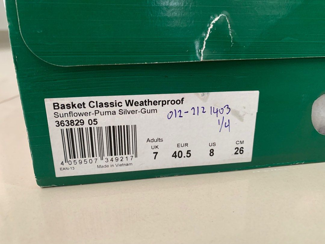 puma basket weatherproof