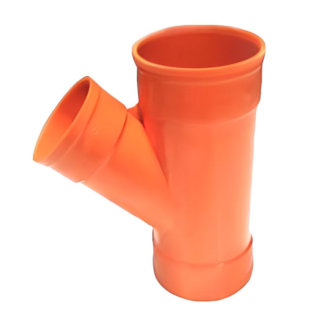 pvc wye, fittings, couplings, pipe works, drainage, Commercial