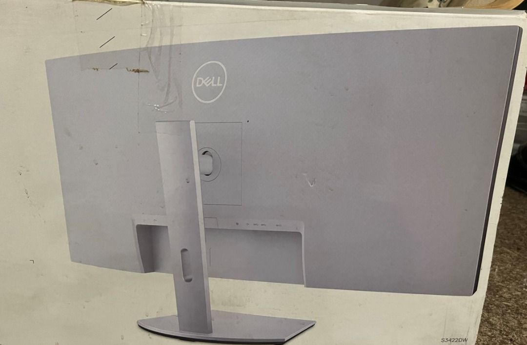 Rarely used 2+ years old DELL 34 Inch Curved Gaming monitor white for ...
