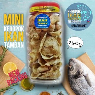 Ready Stock Terengganu MINI Keropok Ikan Temban