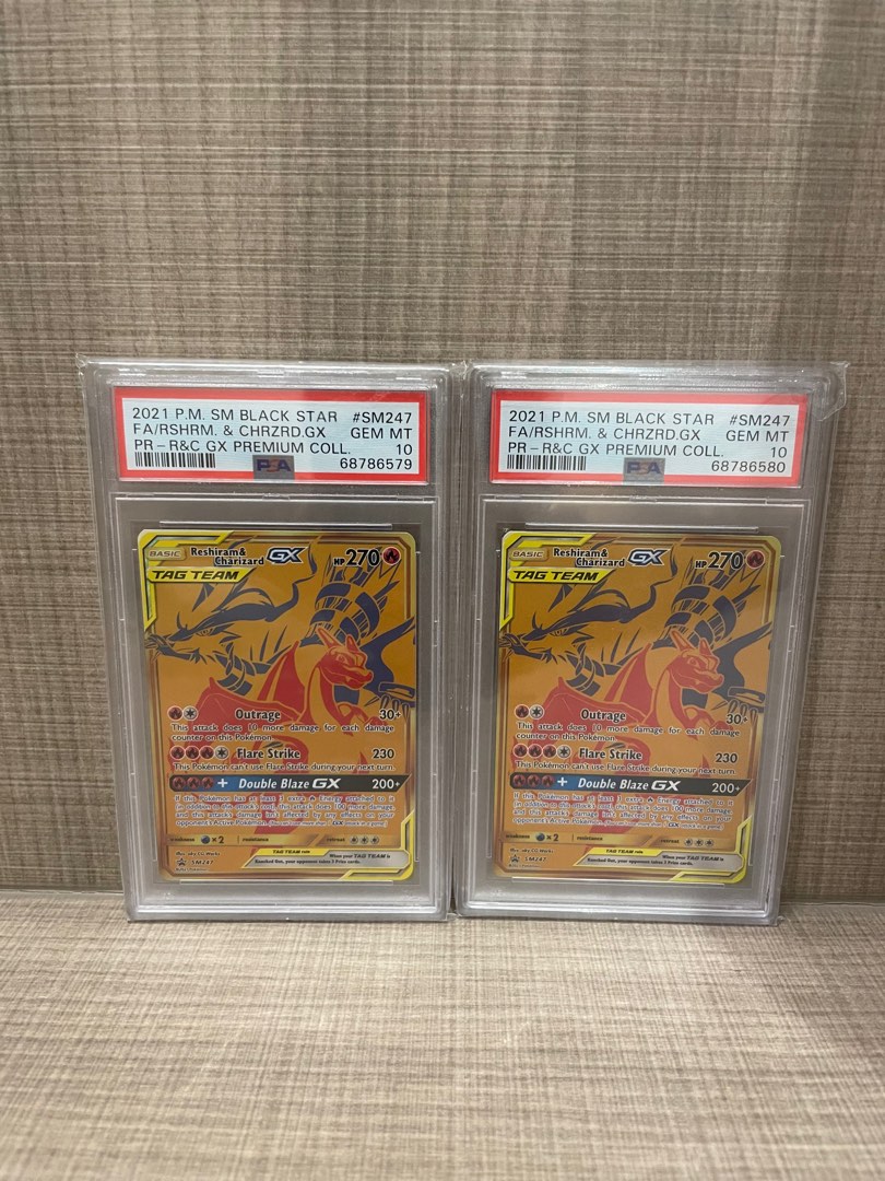 Reshiram & Charizard GX SM 247 