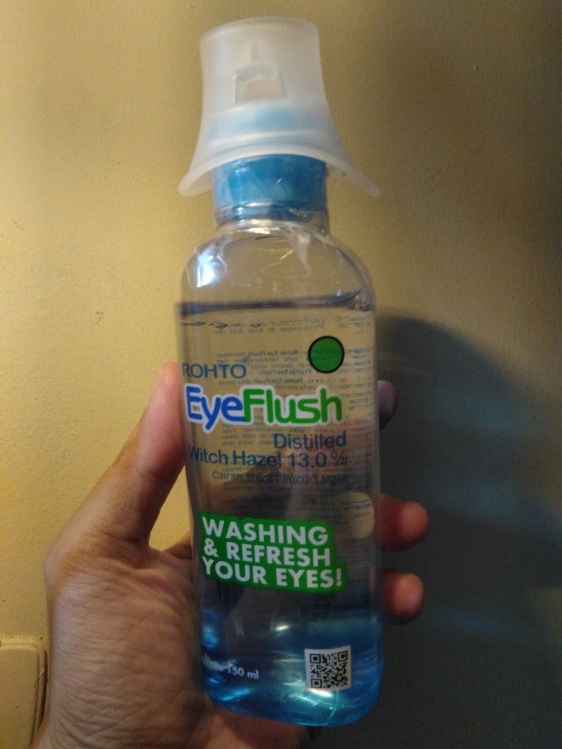 Rohto eyeflush eye Mata obat pembersih eye flush, Kesehatan & Kecantikan, Kulit, Sabun & Tubuh