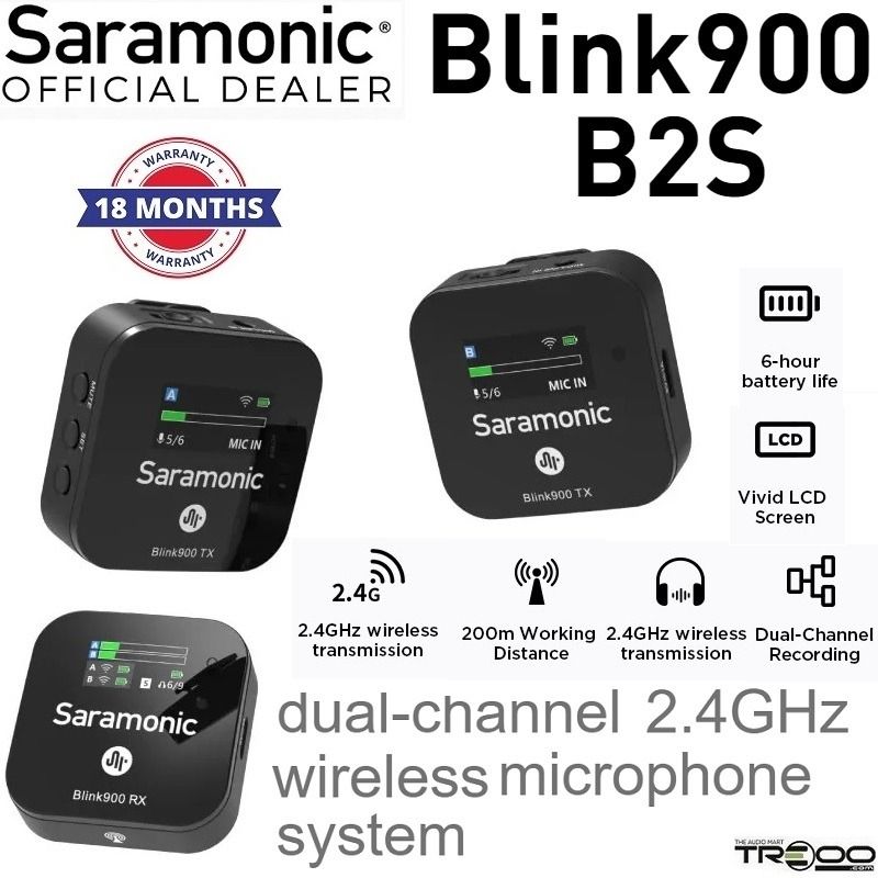 [Official] Saramonic Blink900 B2S Dual Channel Wireless Microphone System632355373978901127