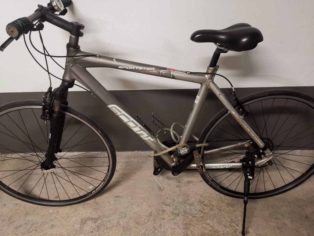 Scott sportster hybrid bike bicycle 700c wheels