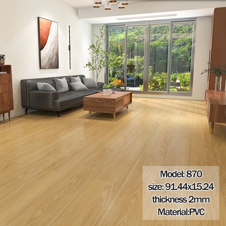 Self Adhesive Wood Grain Vinyl Tiles Flooring 91.44 x 15.24cm thick, Furniture & Home Living
