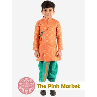 SG Local Seller Diwali Indian Traditional Kids Costumes/Racial Harmony Kurta boys