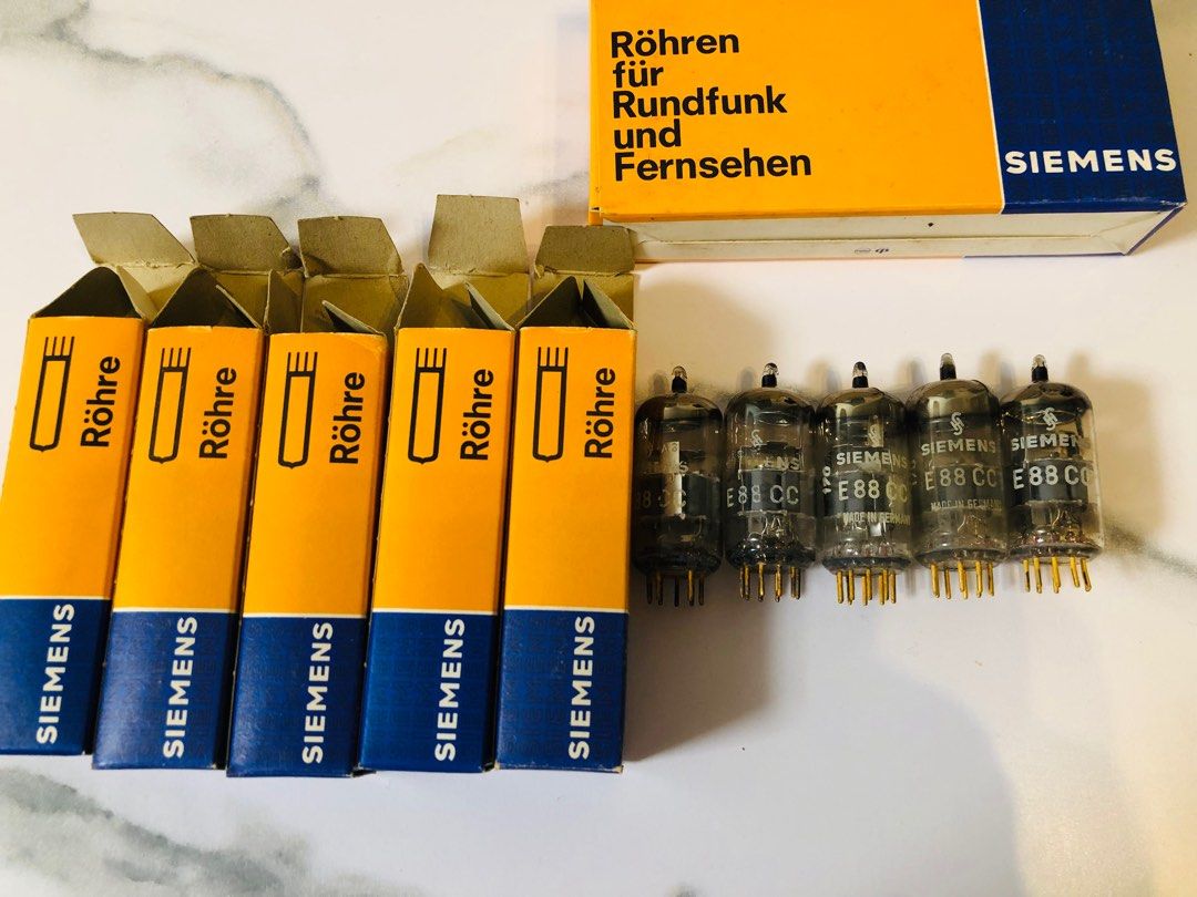 シーメンス E 88 CC ×2本セット Siemens E88CC Silver Shields 真空管