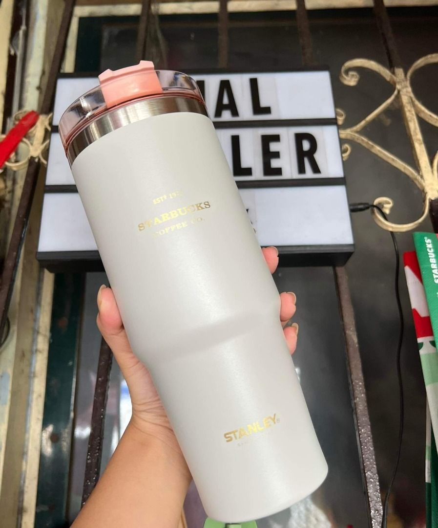 STANLEY+ STARBUCKS COLLECTION!insulated tumbler (Category: Water Bottles & Tumblers) located in Bulacan. Submitted by niksamonte11471 (Listing ID 1226518606, Image 3). Description: ☑️24 Hours COLD ☑️12 Hours HOT ☑️Wide comfort loop handlle ☑️LeKproof spout lid ☑️Wide mouth for easy filling & cleaning ☑️Double-wall vacuum insulated ☑️18/8 food-grade stainless steel ☑️With Protective silicone bumper ☑️BPA Free.