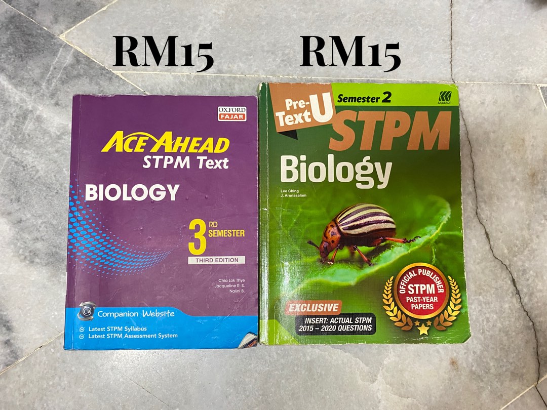 STPM|BIOLOGY, Hobbies & Toys, Books & Magazines, Textbooks On Carousell