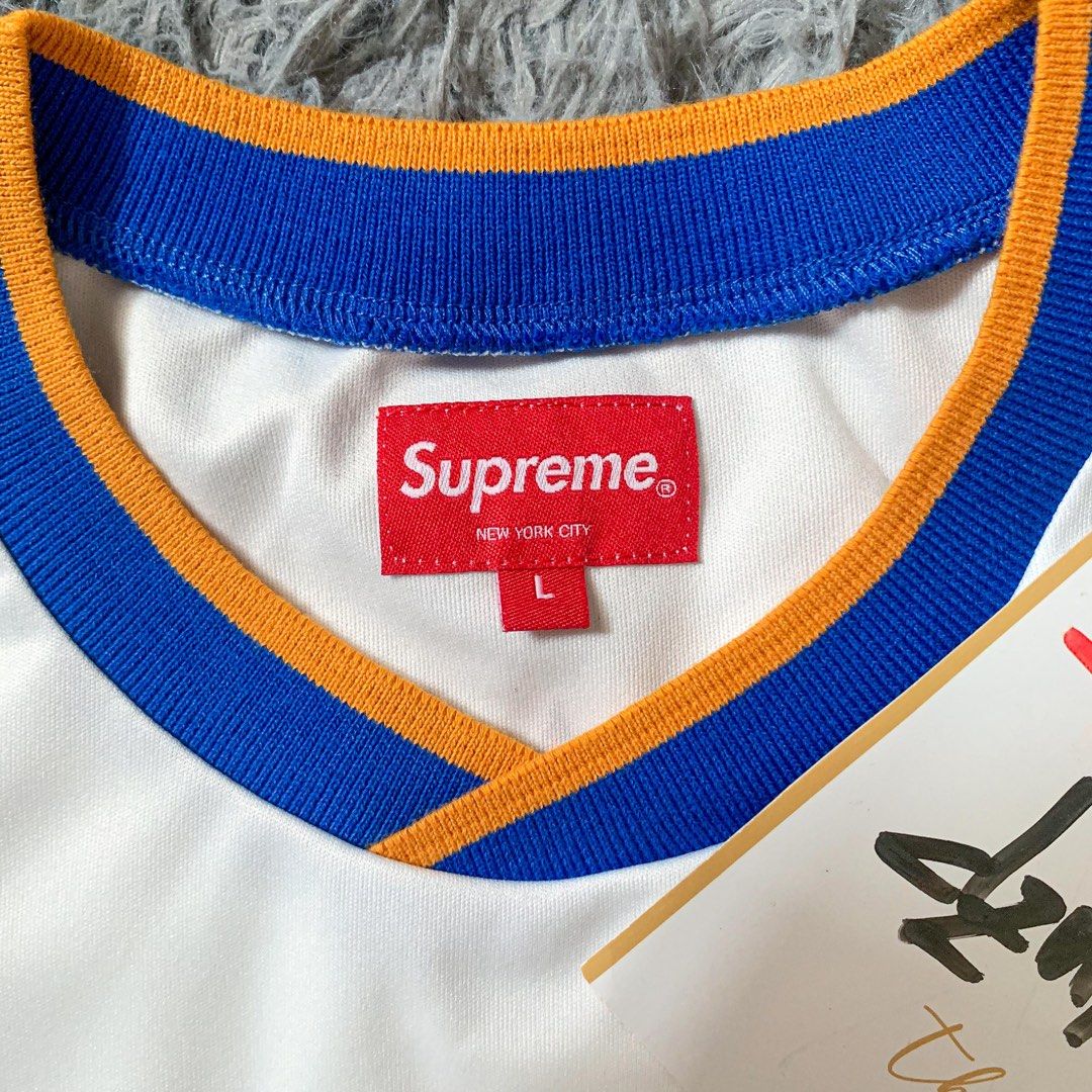 Supreme Arabic Logo Soccer Jersey, Looking For on Carousell Supreme Arabic Logo Soccer Jersey, Looking For on Carousell