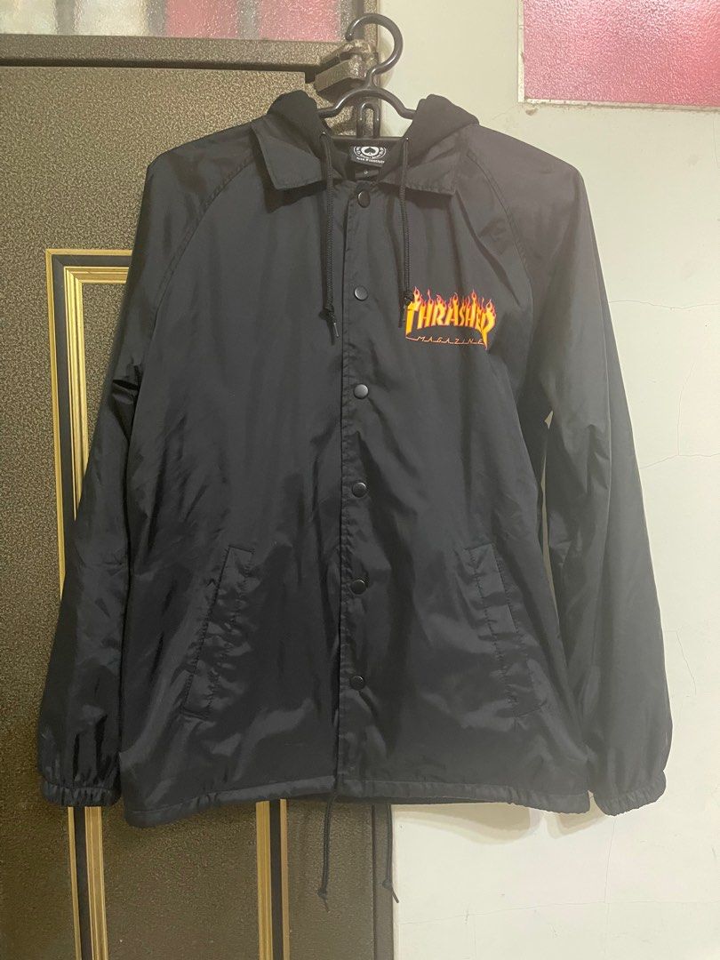 Thrasher hooded hotsell coach jacket