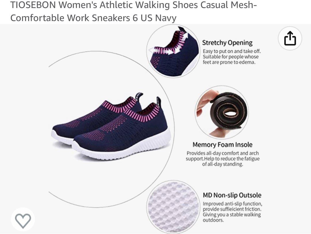 Tiosebon slip discount on shoes