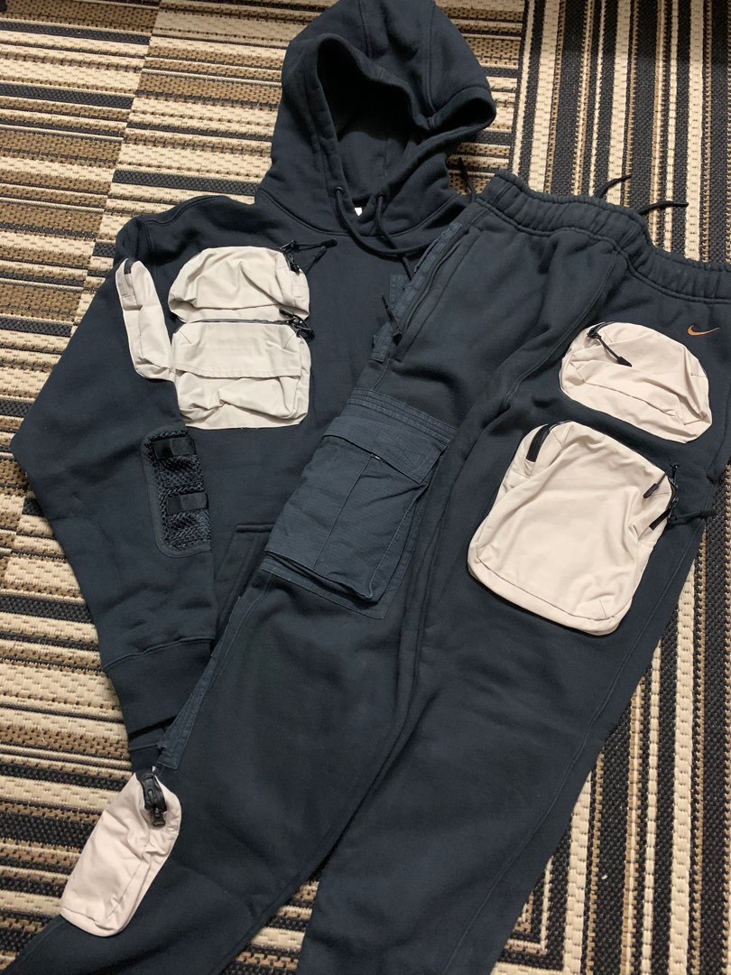 Travis Scott x Nike NRG AG Utility One Set Men s Fashion Tops Sets Hoodies on Carousell