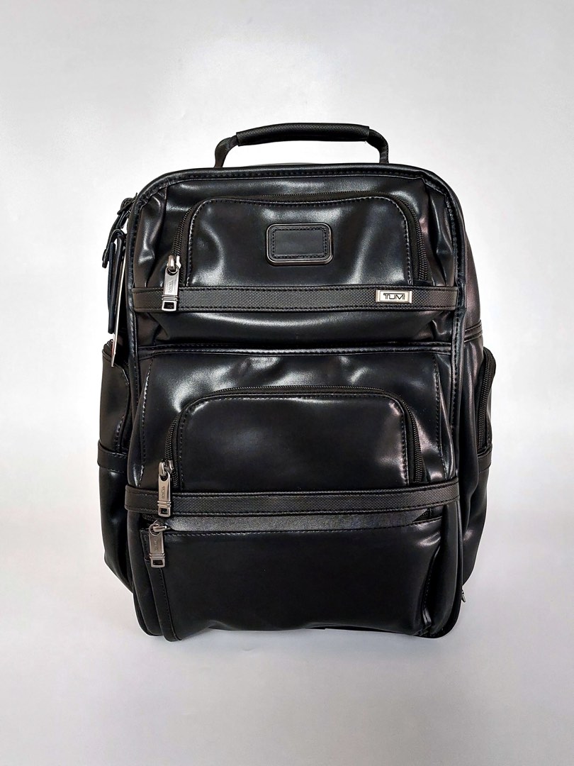 TUMI ORIGINAL Alpha 3 Brief Pack Leather, Men's Fashion, Bags ...