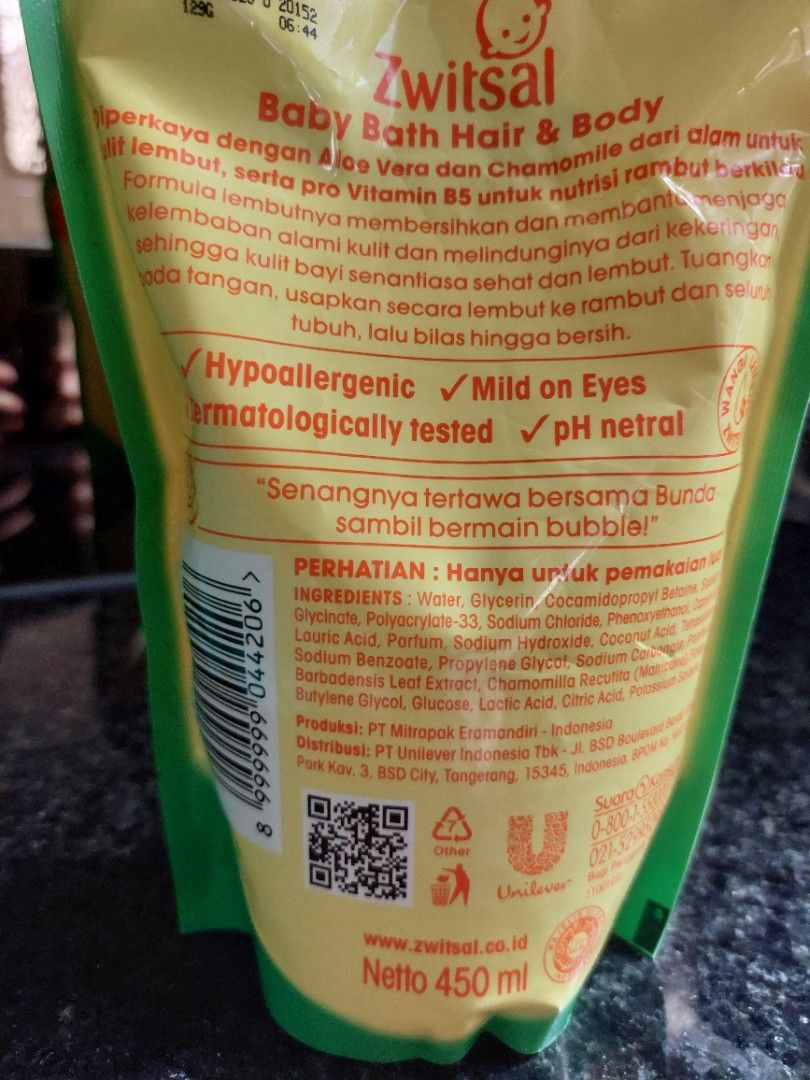zwitsal baby bath kit
