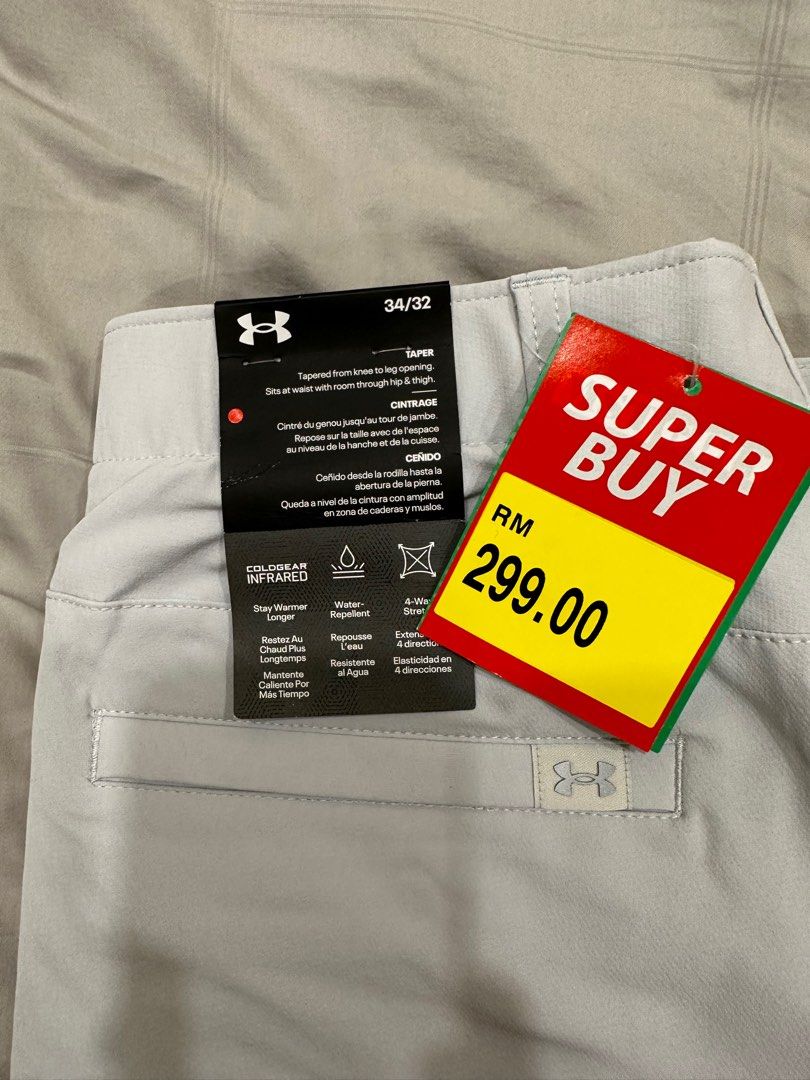 Under Armour Golf pants Men s Tapered Pants Halo Grey 34