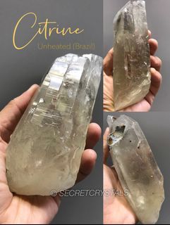 Unheated natural Citrine cathedral from Brazil