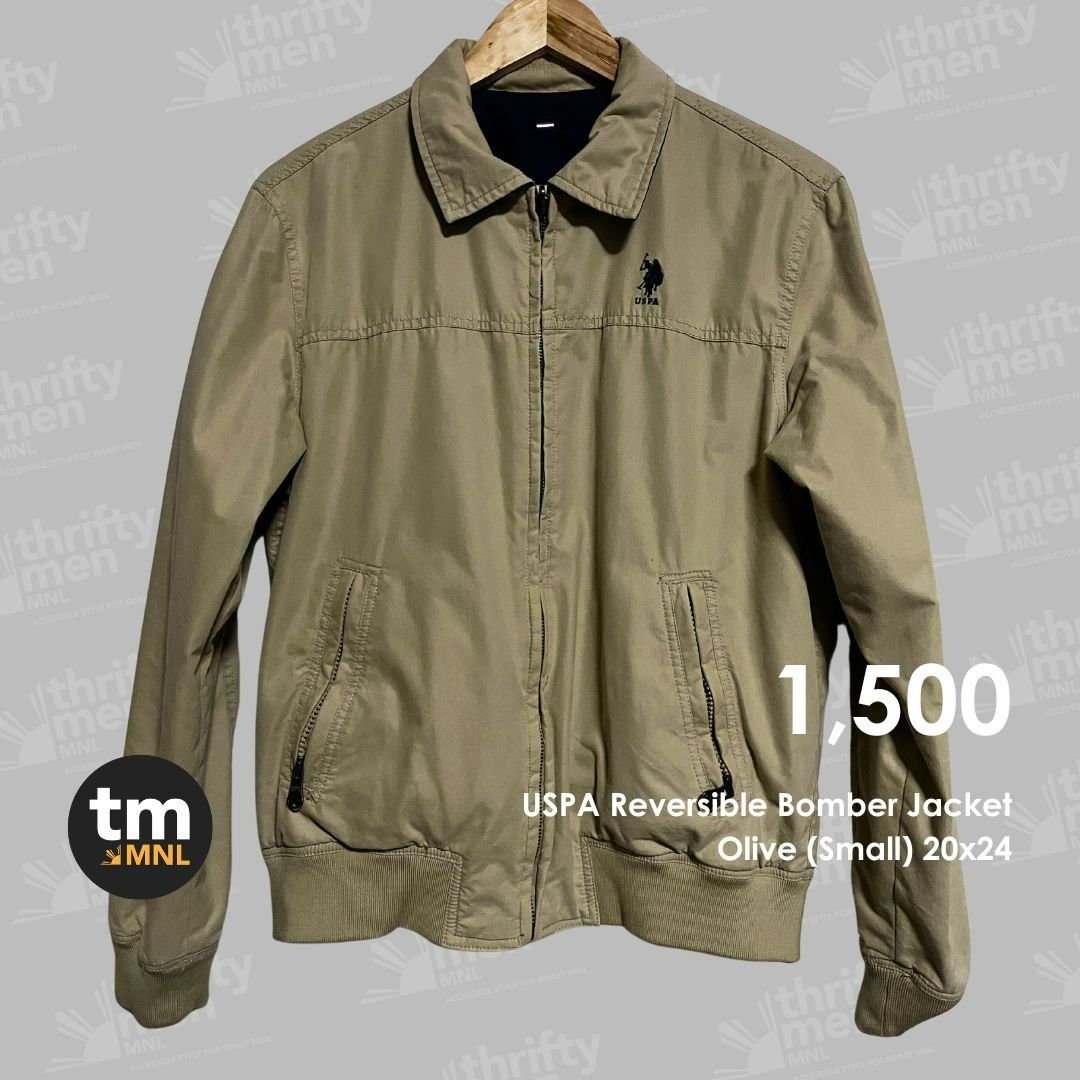 USPA Jacket Reversible on Carousell