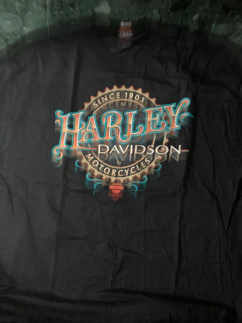 00'S Harley-Davidson HANES Motorcycle Bike T-shirt Made in USA Men's XL /eaa454152