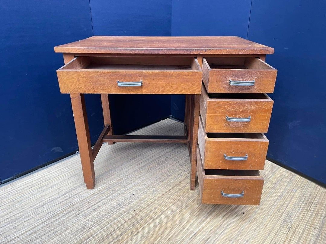 Vintage Office Table, Furniture & Home Living, Furniture, Other Home