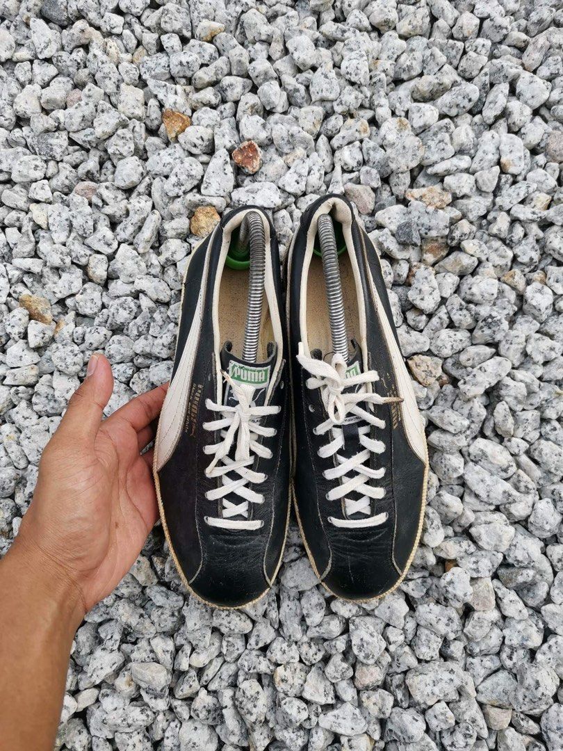 Vintage Puma Black White 70 80 s