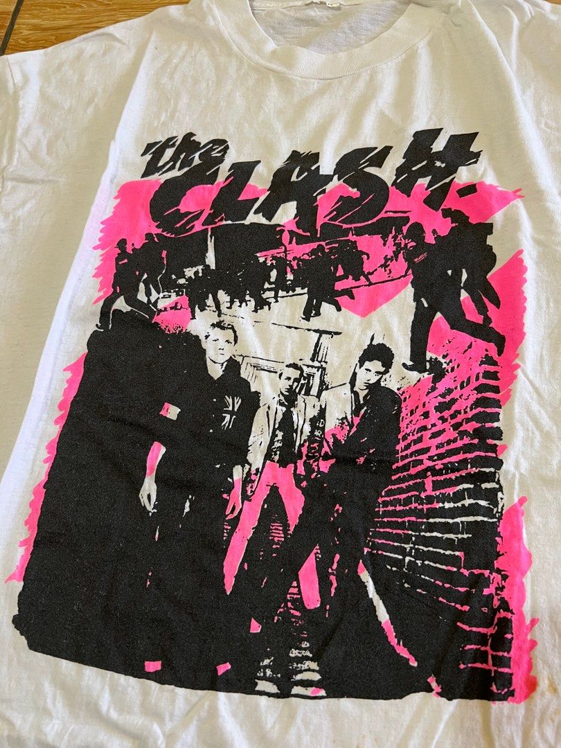 VINTAGE THE CLASH, Men's Fashion, Tops & Sets, Tshirts & Polo Shirts on ...